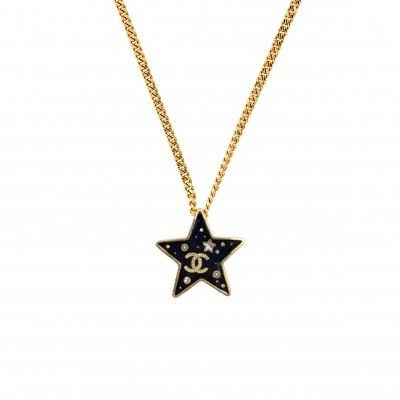 CHANEL JEWELRY GEOMETRIC NECKLACE WITH 